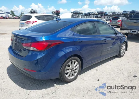2015 Hyundai Elantra Se z USA, uszkodzony, nr VIN 5NPDH4AEXFH633516